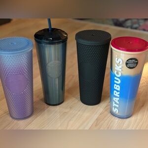 Bundle of four Starbucks tumbler’s.